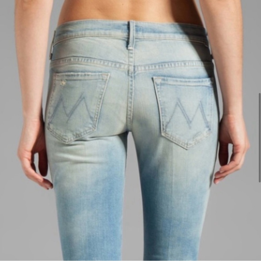 EUC Mother Jeans The Slacker Fray Love Drunk Cowboy Size 28